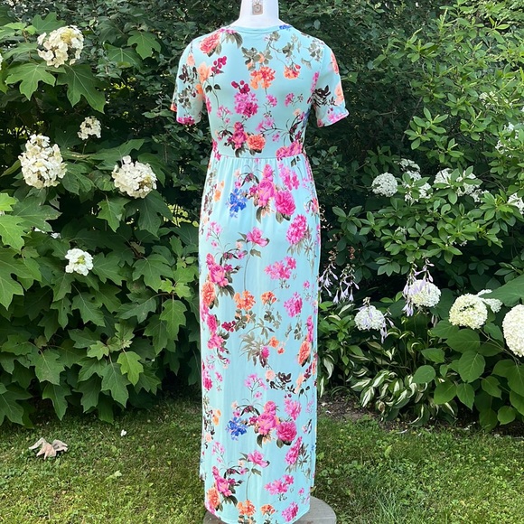 Saved By The Dress attractive floral maxi M-L - Picture 6 of 13